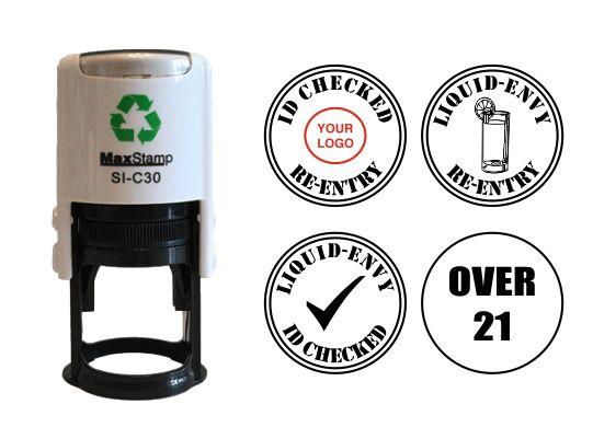 Hand Stamps RE-Entry Self Inking Stamp | Hand Stamps for Events Suitable  for Festivals, Parties, Clubs, Special Events, Bars etc.