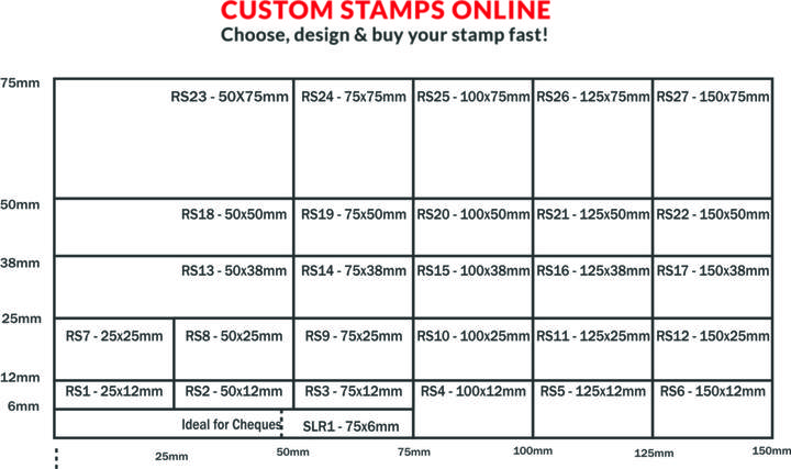 Age Group Sizing Stamps