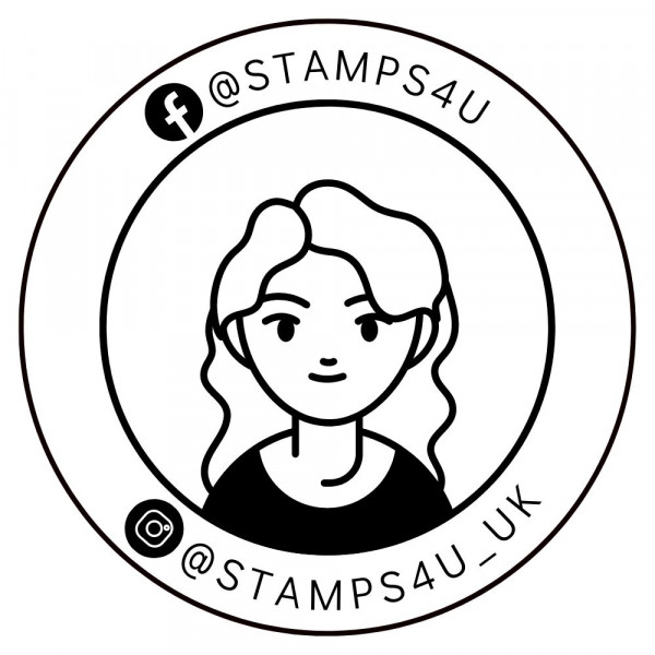 Custom Social Media Stamp | Business Logo Stamp | Instagram & Facebook Stamp