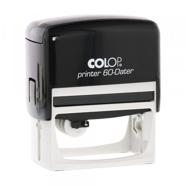 Colop Printer 60 Dater Stamp H – 76 x 37 mm, Customisable with 3+12 Lines