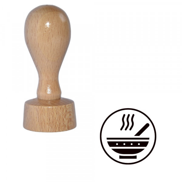 Rubber Stamp Traditional 38mm Diameter