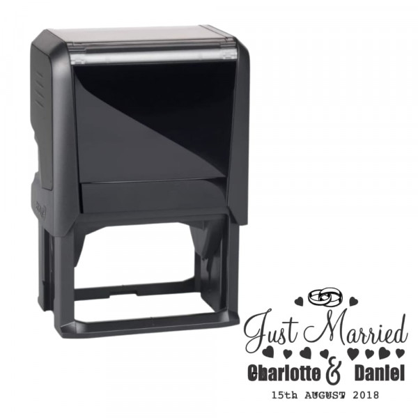 Just Married Wedding Stamp Trodat 4927