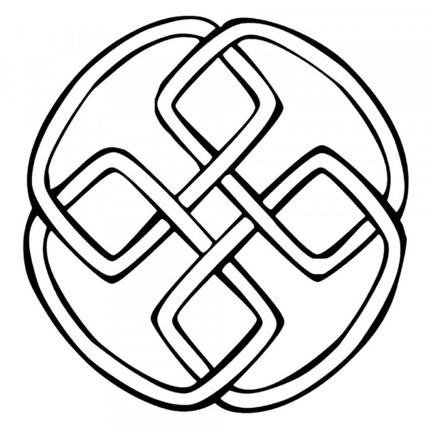 Celtic Weave Loyalty Stamp