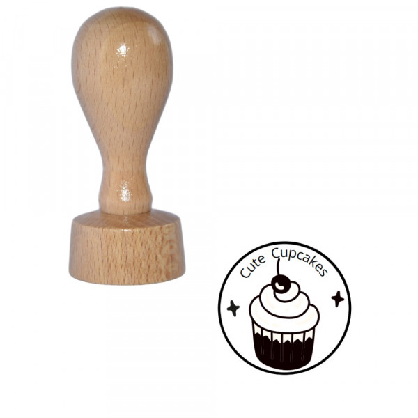 Rubber Stamp Traditional 50mm Diameter