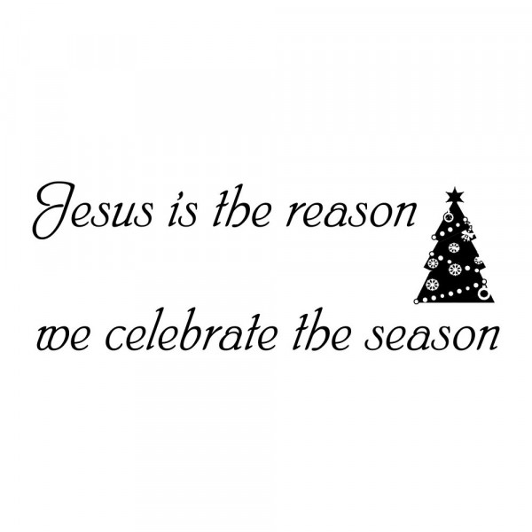 Eco Gift Tag Stamp - Jesus Is The Reason