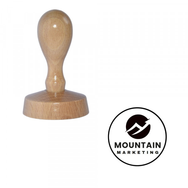 Wooden Stamp 100mm Round