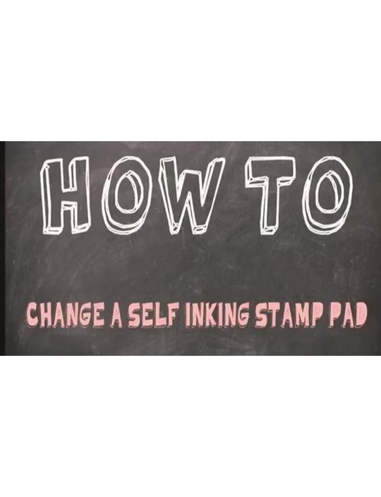 How to change an ink pad