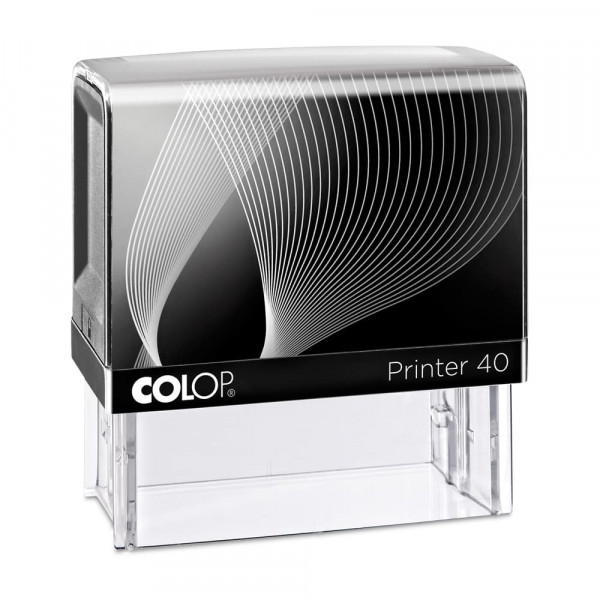 Colop Printer 40 Custom Stamp - Personalise up to 5 lines of text - (59x23mm)