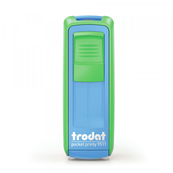 Trodat Self-inking Pocket Printy 9511 | Pocket Name and Address Stamp | 38x14mm - 4 Lines