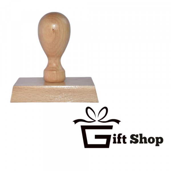 Rubber Stamp Traditional 75 x 6mm