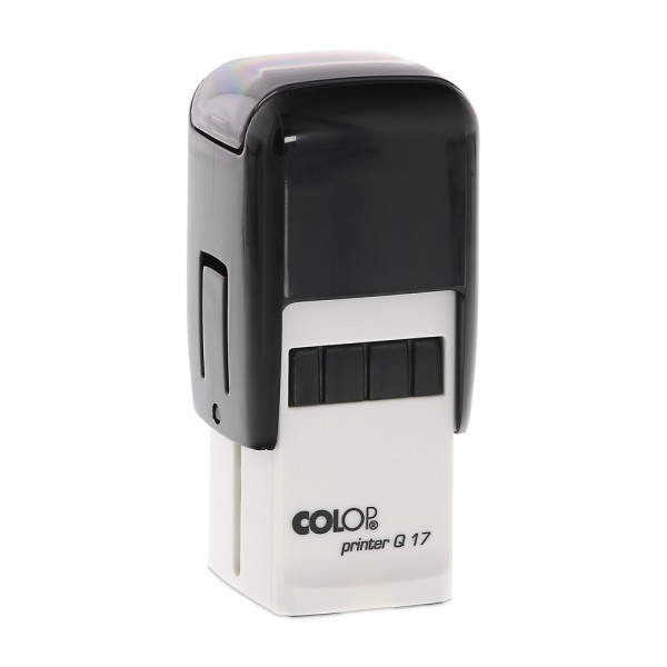 Colop Printer Q17 Custom Stamp - Personalise up to 3 lines of text - (17x17mm)