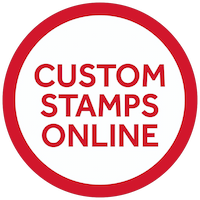 customstampsonline.com - online shop for personalised rubber stamps